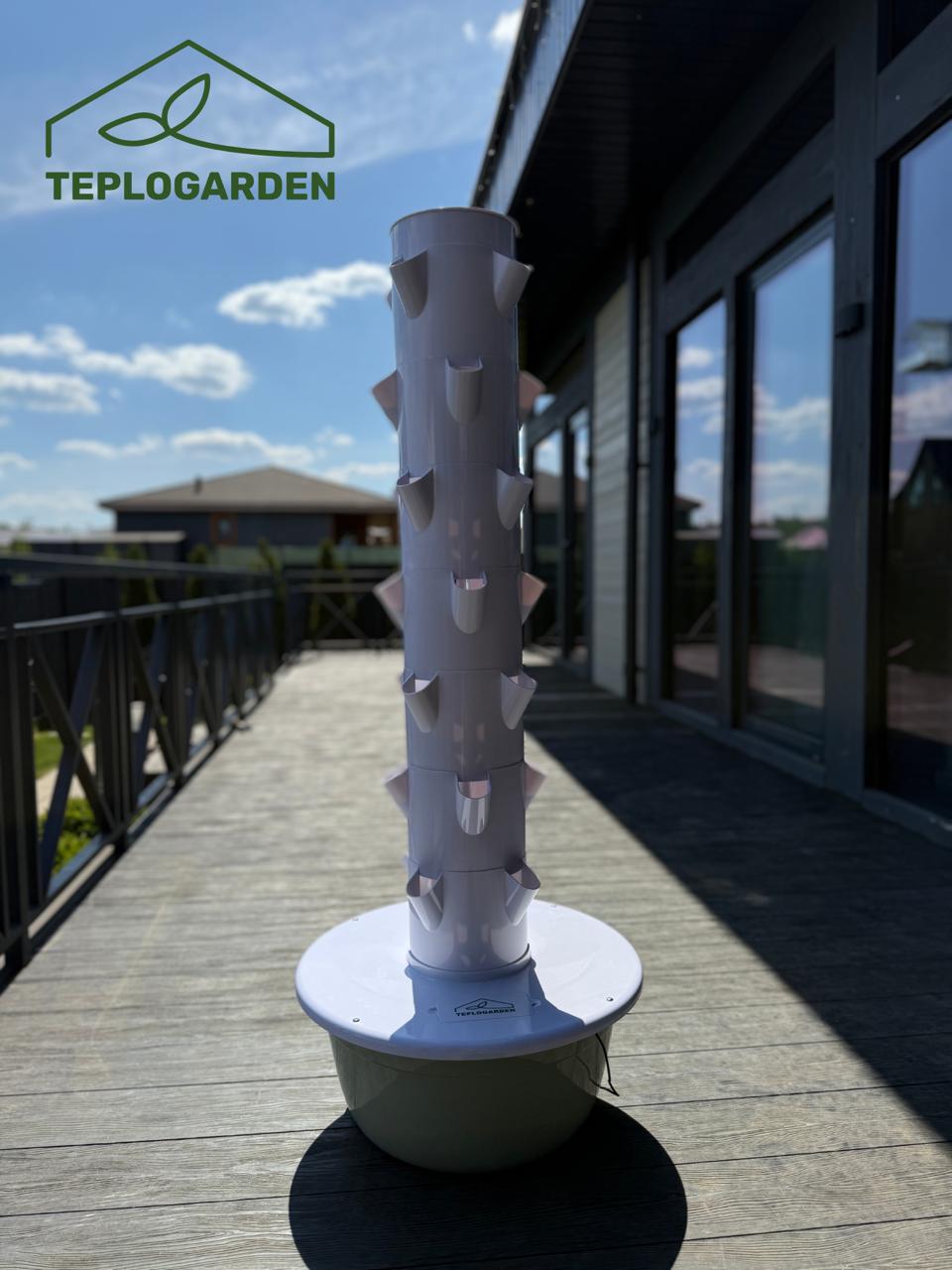 Гидропонная башня TeploGarden – ваш мини-огород дома без земли и теплицы!
